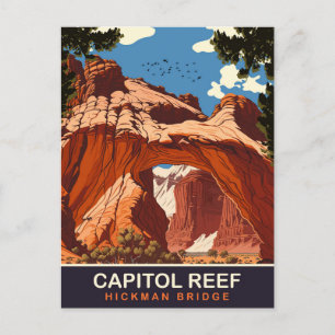 Carte Postale Capitol Reef, Hickman Bridge, Voyage