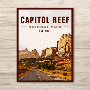 Carte Postale Capitol Reef National Park Cathedral Valley Loop