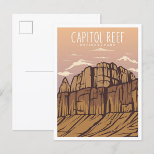 Carte Postale Capitol Reef National Park Utah USA Travel