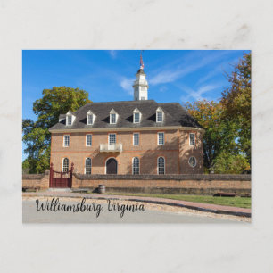 Carte Postale Capitole de Colonial Williamsburg