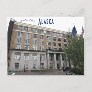 Carte Postale Capitole de l'État de l'Alaska