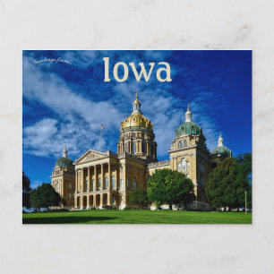 Carte Postale Capitole de l'État de l'Iowa