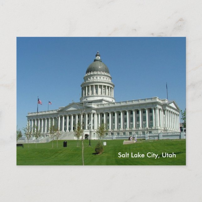 Carte Postale Capitole de l'État de l'Utah (Devant)