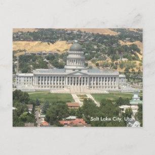 Carte Postale Capitole de l'État de l'Utah - Salt Lake City