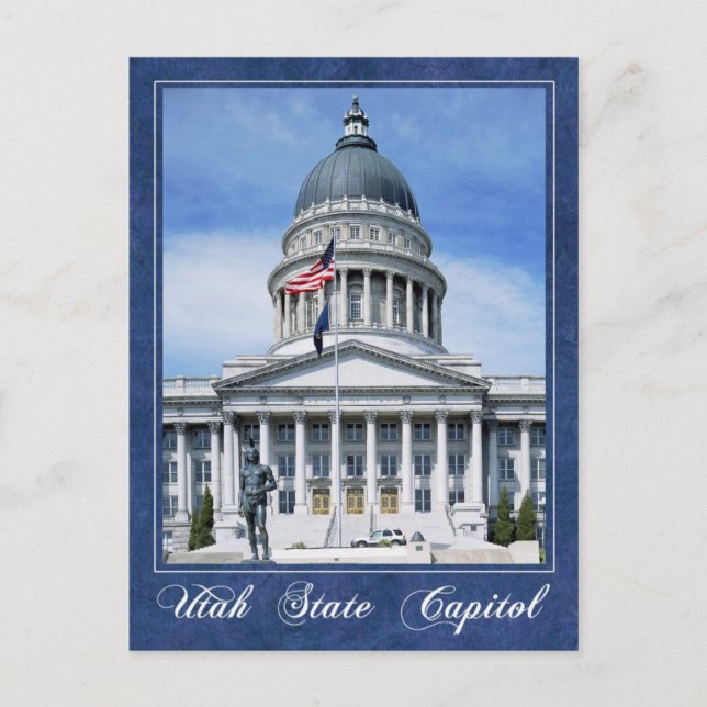 Carte Postale Capitole de l'État de l'Utah, Salt Lake City (Devant)