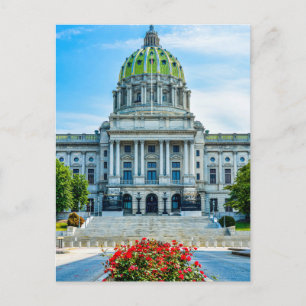Carte Postale Capitole de l'État de Pennsylvanie