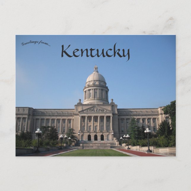 Carte Postale Capitole de l'État du Kentucky Frankfort Kentucky (Devant)