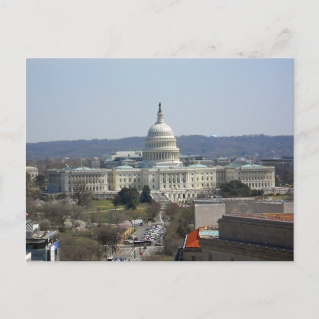Carte Postale Capitole des États-Unis Washington DC 001 (Devant)