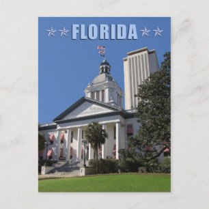 Carte Postale Capitols de l'État de Floride (anciens et nouveaux