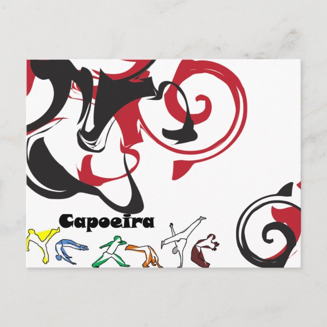 carte postale capoeira arts martiaux (Devant)