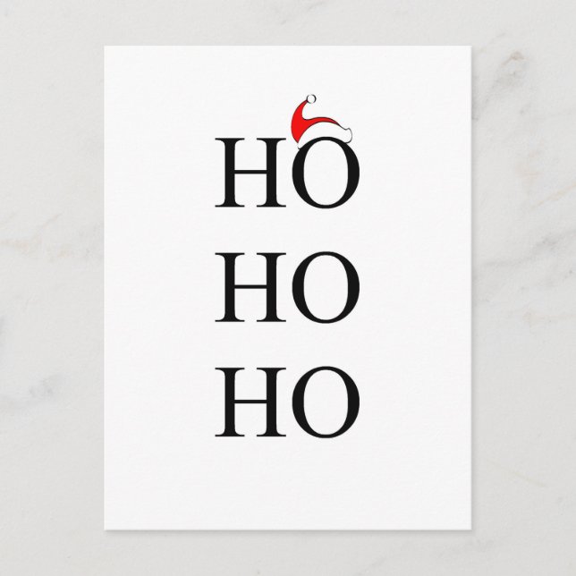 Carte Postale capot HO HO (Devant)