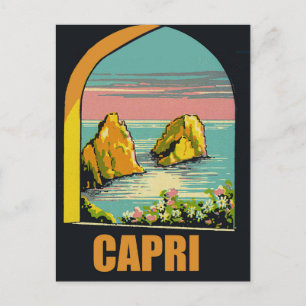 Carte Postale Capri à travers l'arc