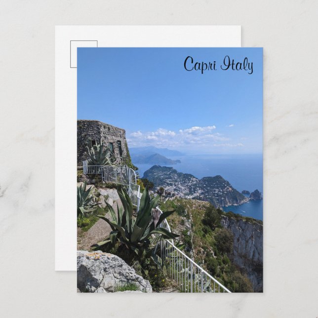 Carte postale Capri Italie (Devant / Derrière)