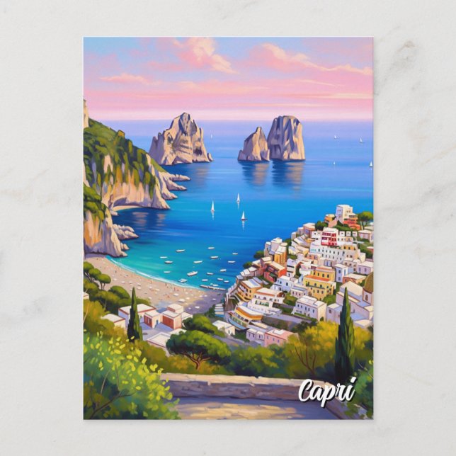Carte Postale Capri Italie Paiement (Devant)