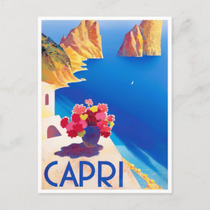 Carte Postale Capri Italie voyage millésime