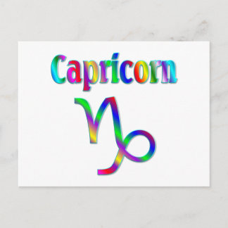 Carte Postale Capricorn Arc-en-ciel
