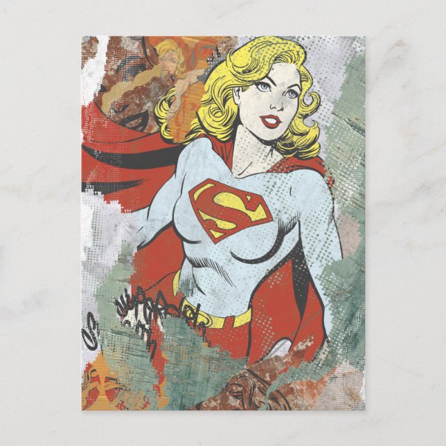 Carte Postale Capteurs de bande dessinée Supergirl 2 (Devant)