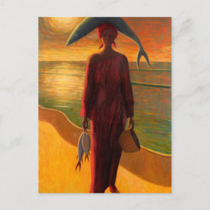 Carte Postale Capture du soir