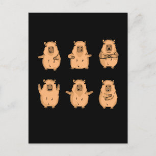 Carte Postale Capybara