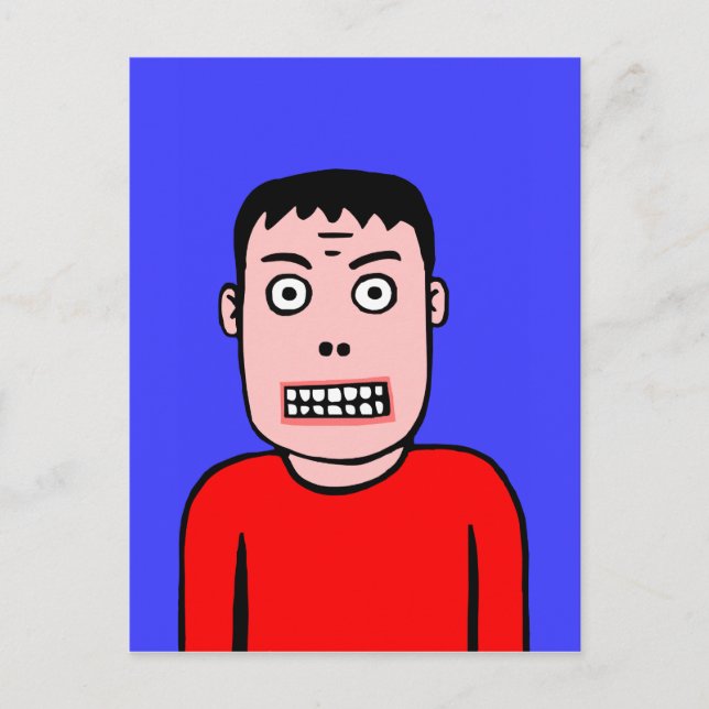 Carte Postale Caractère drôle (Devant)