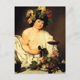 Carte Postale Caravaggio Bacchus