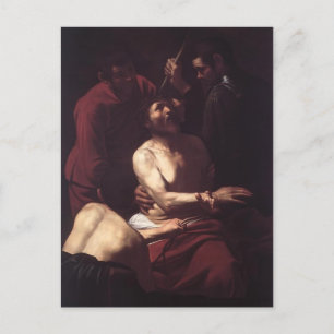 Carte Postale Caravaggio- Couronnement avec épines