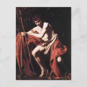 Carte Postale Caravaggio- Jean le Baptiste