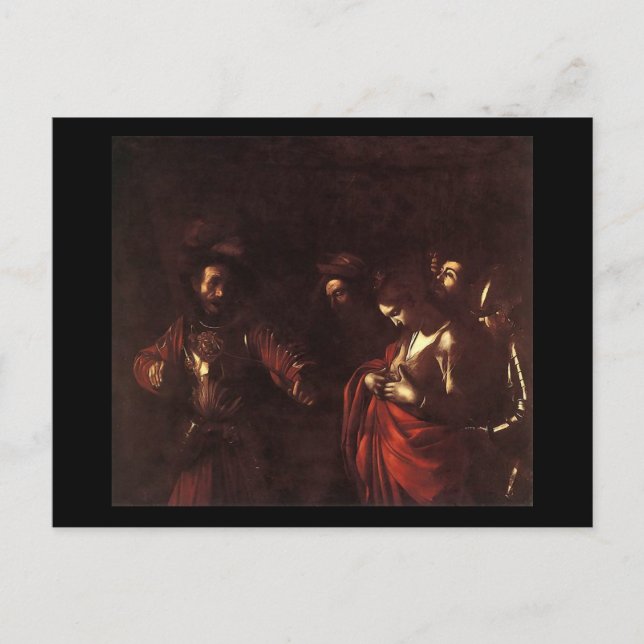 Carte Postale Caravaggio Le Martyre De St Ursula (Devant)