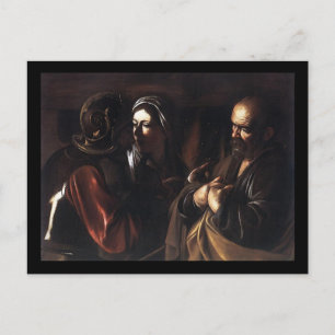 Carte Postale Caravaggio Le Refus De Saint Pierre
