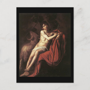 Carte Postale Caravaggio St Jean Le Baptiste