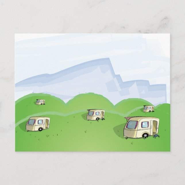 Carte Postale caravane (Devant)