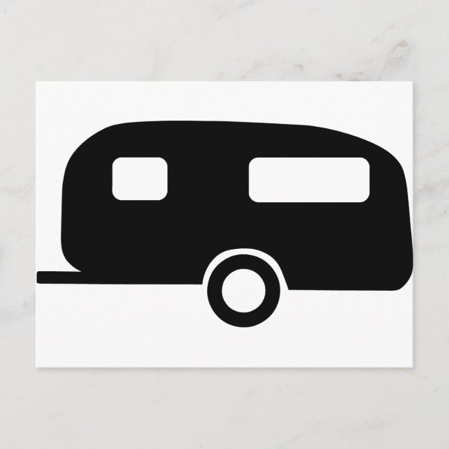 Carte Postale Caravane rétro (Devant)