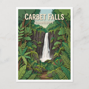 Carte Postale Carbet Falls Capesterre Guadeloupe