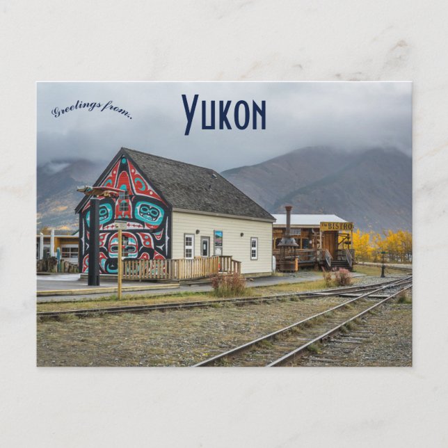 Carte Postale Carcross au Yukon Canada (Devant)