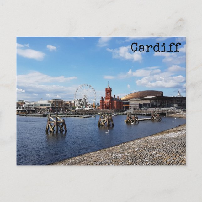 Carte postale Cardiff (Devant)