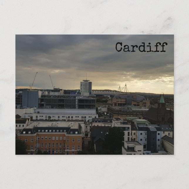 Carte postale Cardiff (Devant)