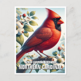 Carte Postale Cardinal du Nord Cardinal