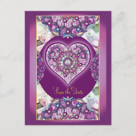 Carte Postale Cardinal Red Rosace