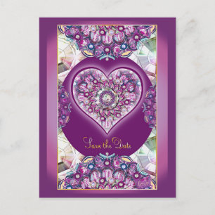 Carte Postale Cardinal Red Rosace