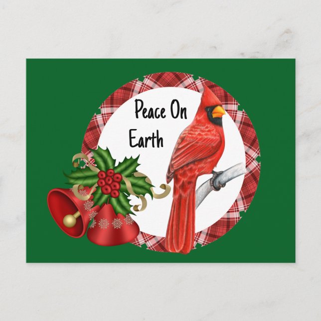 Carte postale Cardinal Rouge (Devant)