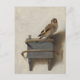 Carte Postale Carel Fabritius, The Goldfinch - 17th C. Art
