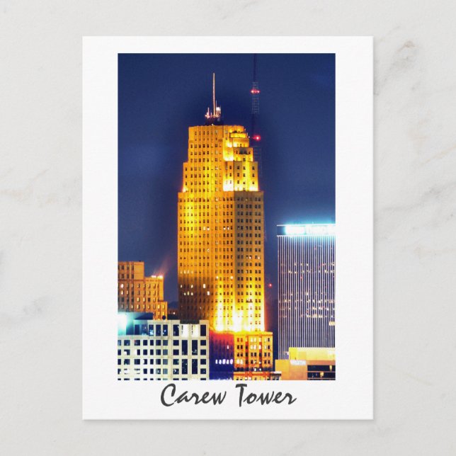 Carte Postale Carew Tower, Cincinnati, Ohio, États-Unis (Devant)