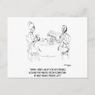 Carte Postale Caricature Commuting 1098