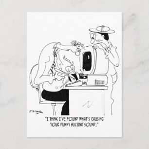 Carte Postale Caricature d'abeille 6985