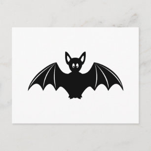 Carte Postale Caricature de chauve-souris à halloween
