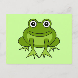 Carte Postale Caricature de la Grenouille - Prince en formation