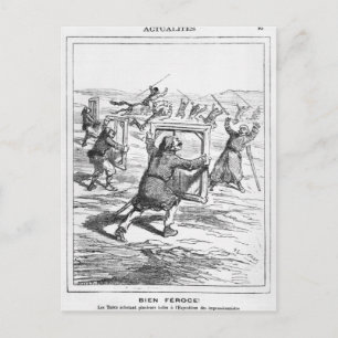 Carte Postale Caricature de 'Le Charivari'