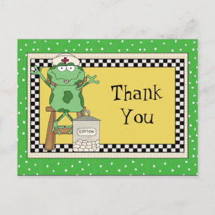 Carte Postale Caricature de Merci infirmière