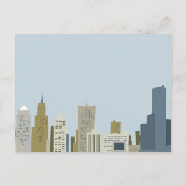 Carte Postale Caricature Detroit