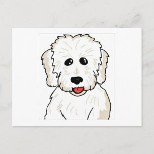 Carte Postale Caricature en coton de Tulear
